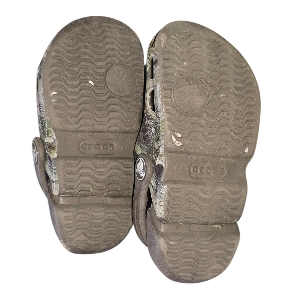 Crocs Kids Camo Realtree Kids Clog Shoe Size 8c